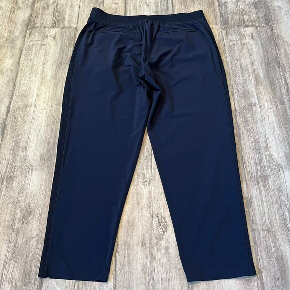 NWOT! Athleta Brooklyn Mid Rise Ankle Pant, Navy Blue, Size 16 - Picture 10 of 15